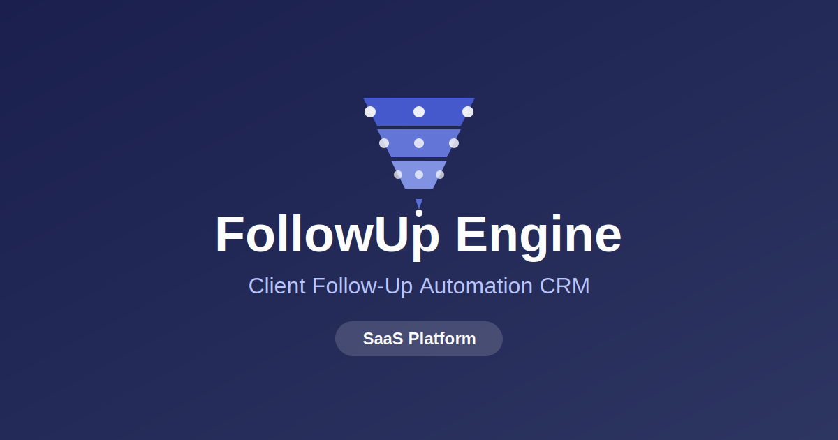 FollowUp Engine CRM